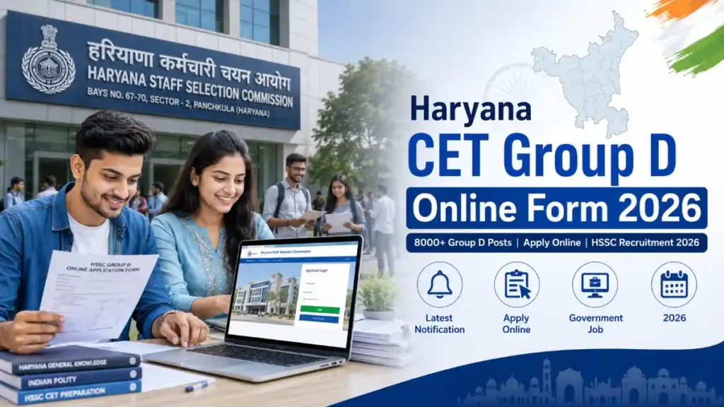 Haryana CET Group D Online Form 2026