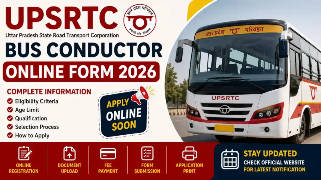 UPSRTC Bus Conductor Online Form 2026