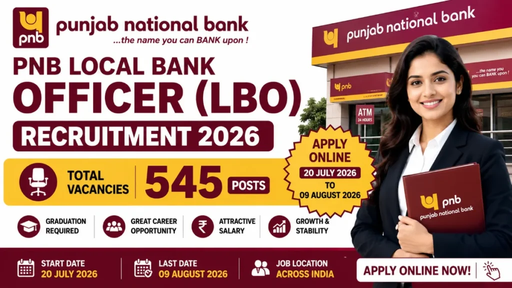 PNB Local Bank Officer LBO Recruitment 2026