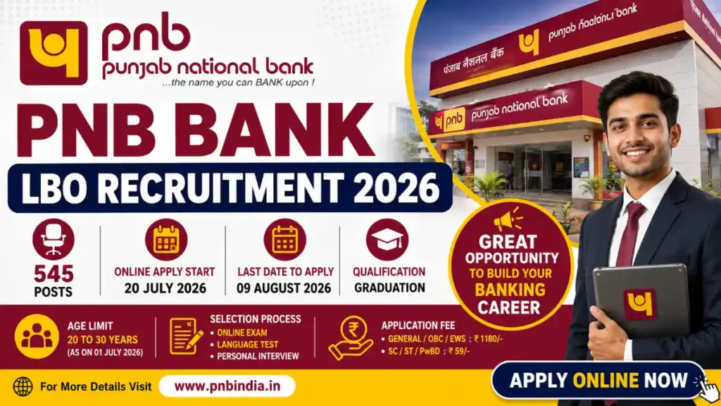 PNB Bank LBO Recruitment 2026