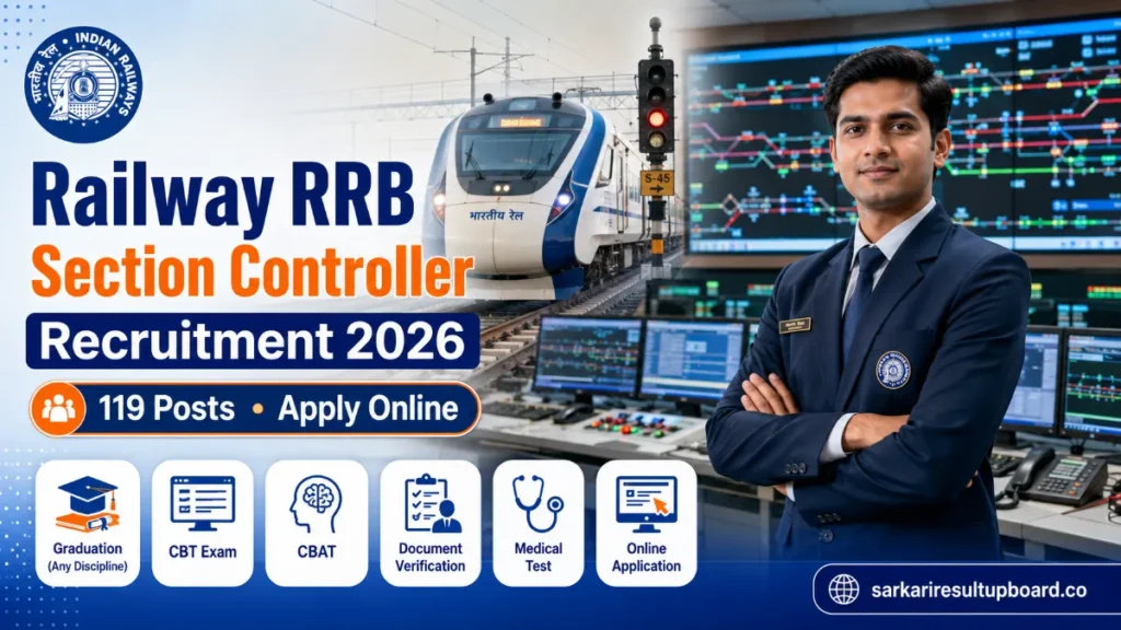 Railway RRB Section Controller Recruitment 2026 