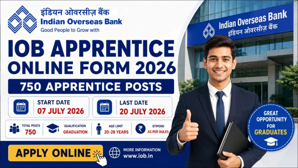 Indian Overseas Bank IOB Apprentice